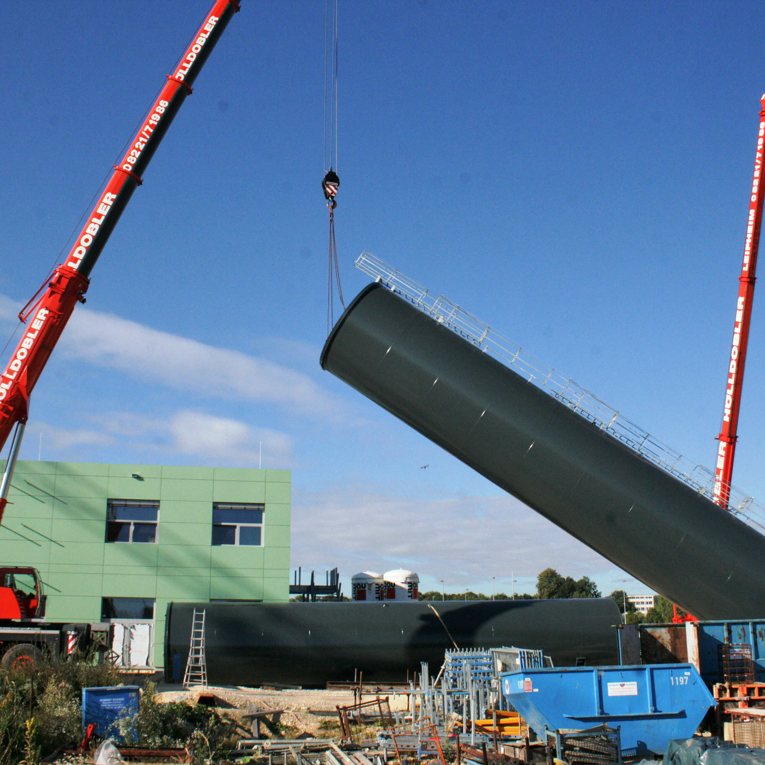 Instalación de silos