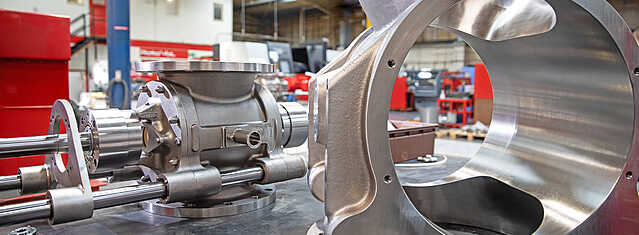 Rotary valve production at Gericke Rotaval Ltd. in the UK